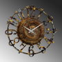 Wallity Reloj de Pared de Metal Decorativo Multicolor